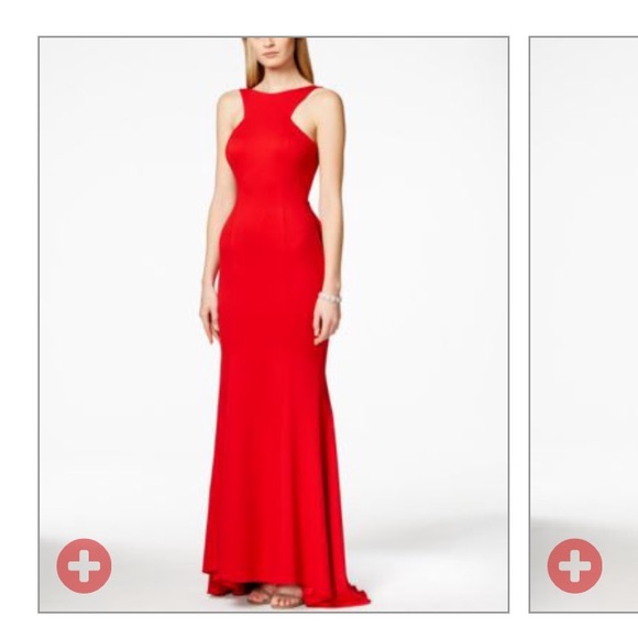 Macy’s - Xscape Red Dress - Picture 2 of 5